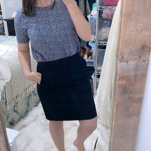 Gap skirt black size 8 - Picture 1 of 6